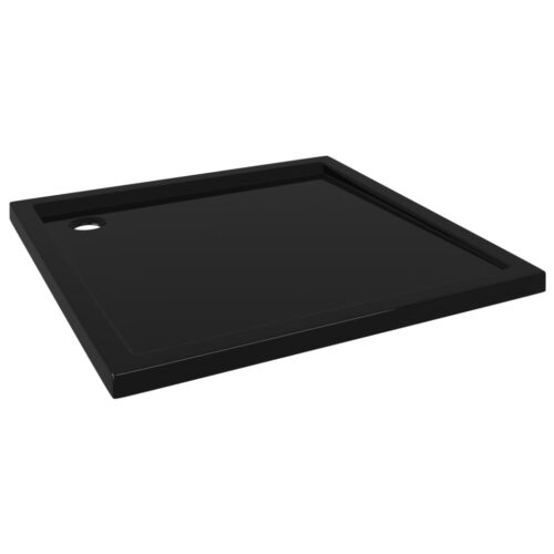 Square ABS Shower Base Tray Bathroom Floor Trays Black 90x90cm - Image 2