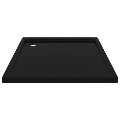 Square ABS Shower Base Tray Bathroom Floor Trays Black 90x90cm - Image 4