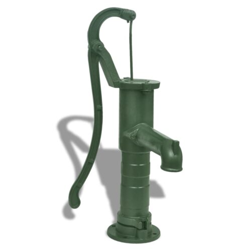 Cast Iron Manual Hand Pump Draw Under Ground Garden Well Water Irrigation Decor