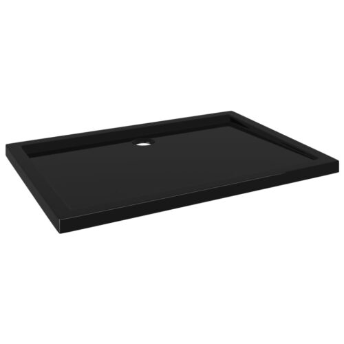Rectangular ABS Shower Base Tray Bathroom Floor Trays Black 80x110cm - Image 2