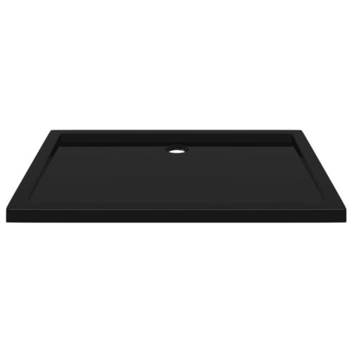 Rectangular ABS Shower Base Tray Bathroom Floor Trays Black 70x100cm - Image 3