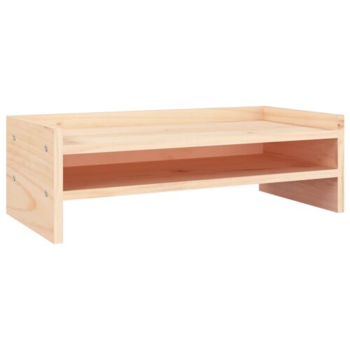 monitor Stand 50x24x16cm Solid Wood Pine