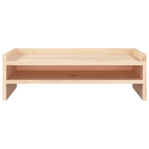 monitor Stand 50x24x16cm Solid Wood Pine - Image 5
