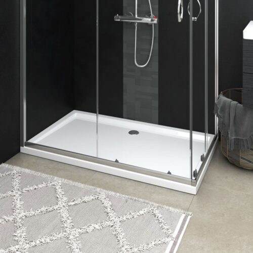 Rectangular ABS Shower Base Tray Bathroom Floor Trays White 70x120cm