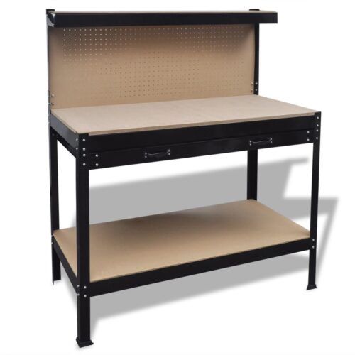 Workbench with Pegboard Drawer - Image 4