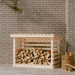 Firewood Rack 108x73x79cm Solid Wood Pine