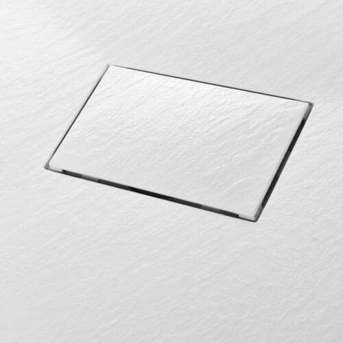 Shower Base Tray Bathroom Floor Trays Drain SMC Resin Fiberglass White 80x80cm - Image 5