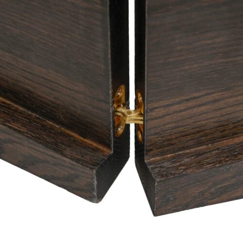 Bathroom Countertop Sink Vanity Board Table Top Dark Brown 140x50x4cm Treated Solid Wood - Image 7