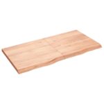 Light Oak Wood Timber Bathroom Countertop Sink Vanity Board Table Top 120x60x4cm