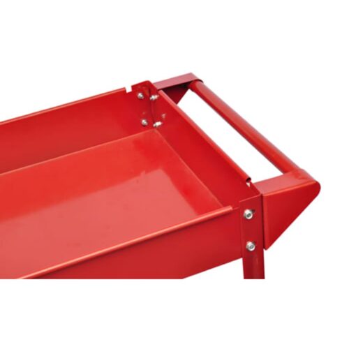 2 x Workshop Tool Trolley 100 kg 2 Shelves - Image 3
