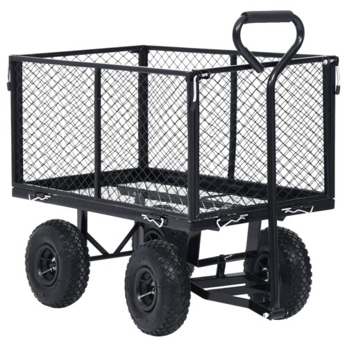 Garden Hand Trolley Black 350 kg - Image 2