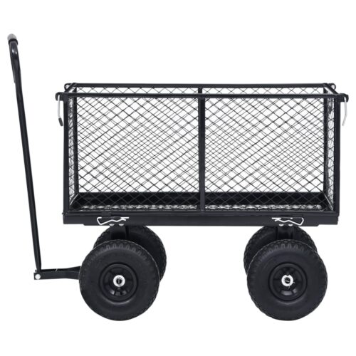 Garden Hand Trolley Black 350 kg - Image 6