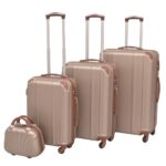 Four-Piece Hardcase Trolley Set Champagne