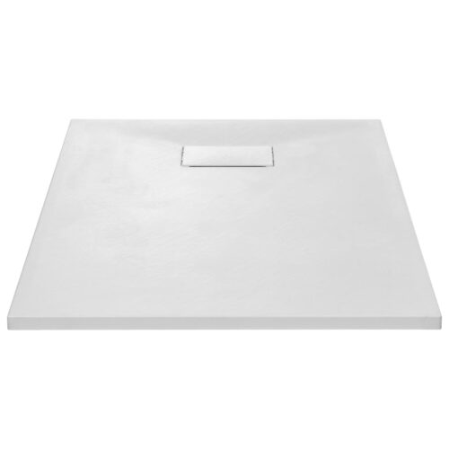 Shower Base Tray Bathroom Floor Trays SMC White 100x70cm - Image 3