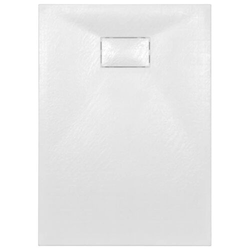 Shower Base Tray Bathroom Floor Trays SMC White 100x70cm - Image 4