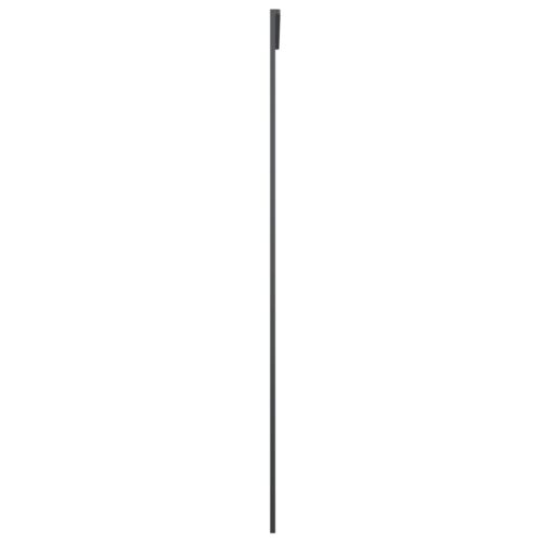 Sliding Door Black 76x205cm ESG Glass Aluminium - Image 4