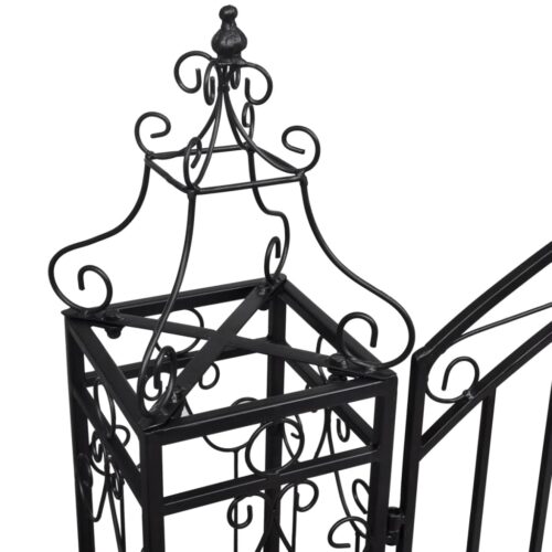 Ornamental Garden Gate Wrought Iron 122x20.5x134cm - Image 4