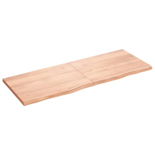 Light Oak Wood Timber Bathroom Countertop Sink Vanity Board Table Top 160x60x4cm