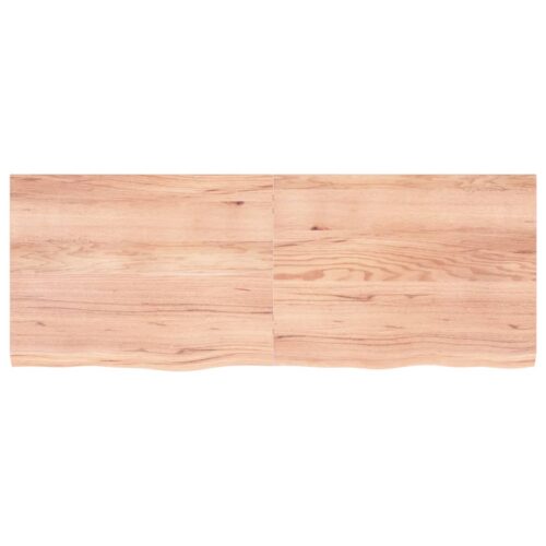 Light Oak Wood Timber Bathroom Countertop Sink Vanity Board Table Top 160x60x4cm - Image 3