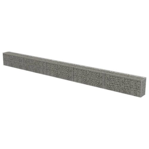 Gabion Wall with Covers Galvanised Steel 600x30x50cm - Image 2