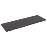 Dark Oak Wood Timber Bathroom Countertop Sink Vanity Board Table Top 180x60x4cm