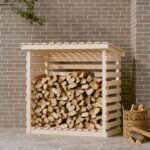 Firewood Rack 108x73x108cm Solid Wood Pine