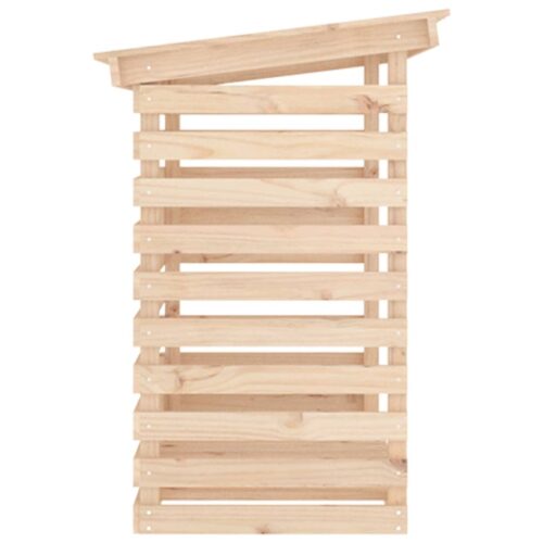 Firewood Rack 108x73x108cm Solid Wood Pine - Image 6