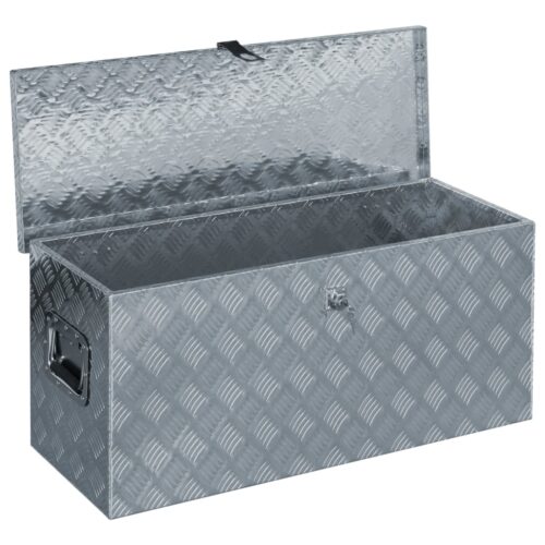 Aluminium Toolbox Ute Truck Trailer Canopy Generator Storage Box 90.5x35x40cm - Image 4