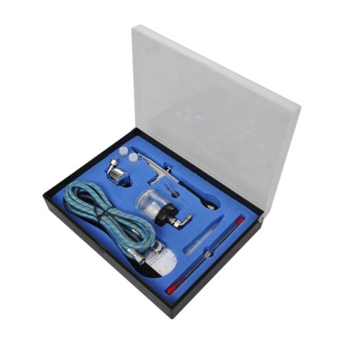 Airbrush Compressor Set with 2 Pistols - Image 3