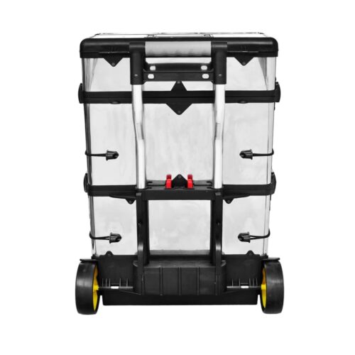 3-Part Rolling Tool Box with 2 Wheels - Image 6