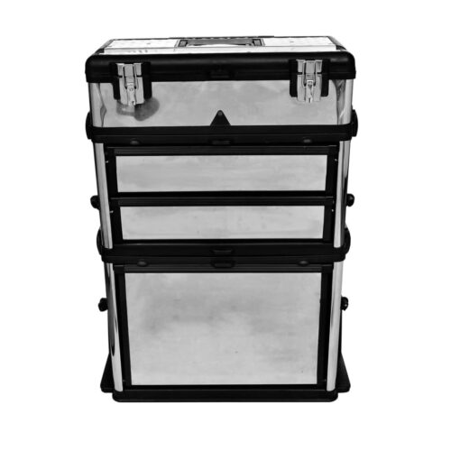 3-Part Rolling Tool Box with 2 Wheels - Image 7