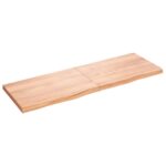 Light Oak Wood Timber Bathroom Countertop Sink Vanity Board Table Top 180x60x6cm