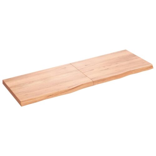 Light Oak Wood Timber Bathroom Countertop Sink Vanity Board Table Top 180x60x6cm