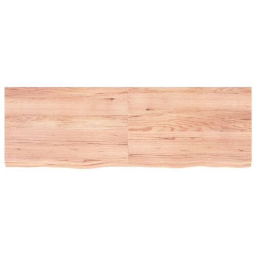 Light Oak Wood Timber Bathroom Countertop Sink Vanity Board Table Top 180x60x6cm - Image 3