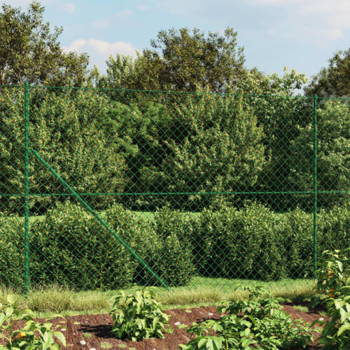 ChainLink Fence with Flange Green 1.6x25m - Image 7