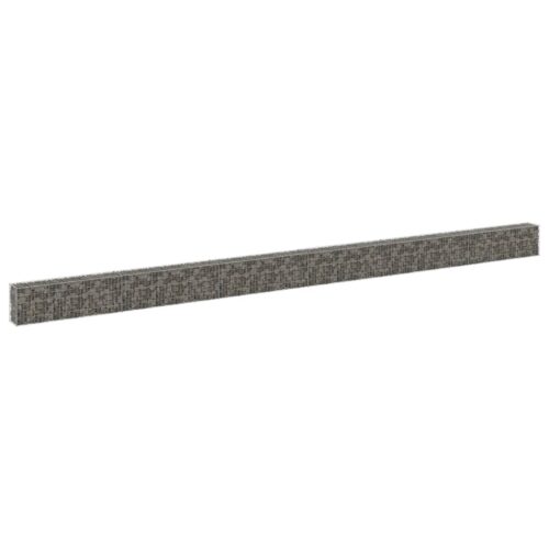 Gabion Wall with Covers Galvanised Steel 900x30x50cm - Image 2