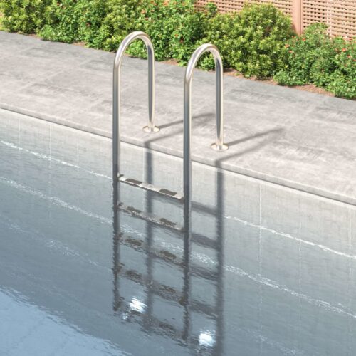 Pool Ladder 54x38x211cm 304 Stainless Steel