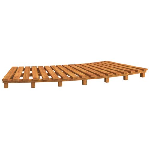 Hot Tub Surround Wood Rattan Spa Bath Round Stand Bench Table Step Seat Black - Image 4