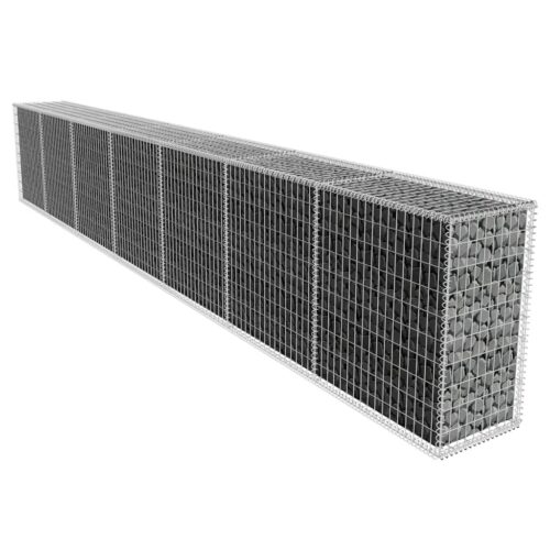 Gabion Wall with Cover Galvanised Steel 600x50x100cm - Image 7