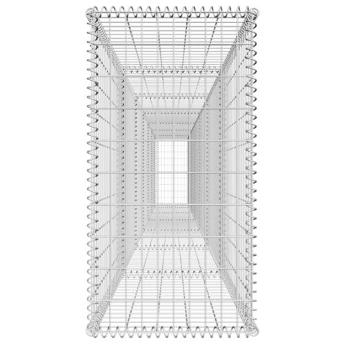 Gabion Wall with Cover Galvanised Steel 600x50x100cm - Image 4