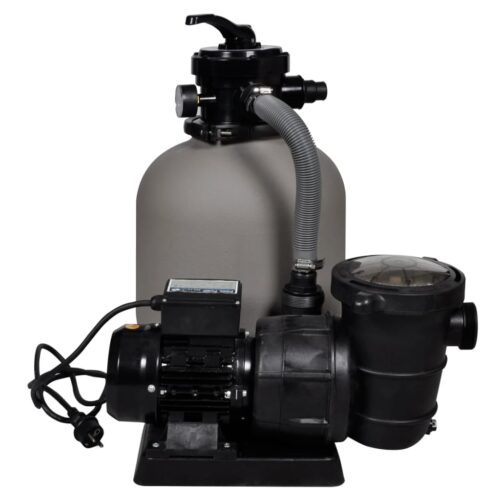 600W 17000LPH Sand Filter Pump Above Ground Swimming Pools Cleaning - Image 2