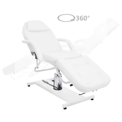 Massage Table White 180x62x(87-112)cm - Image 2