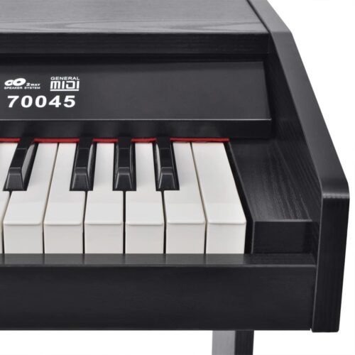 88-Key Digital Piano with Pedals Black Melamine Board - Image 4