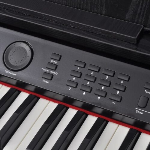 88-Key Digital Piano with Pedals Black Melamine Board - Image 5