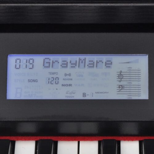 88-Key Digital Piano with Pedals Black Melamine Board - Image 6