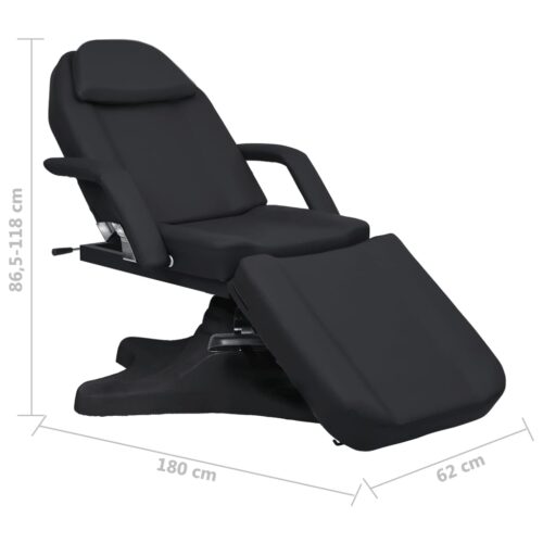 Massage Table Beauty Therapy Treatment Salon Chair Recliner Bed Gas Lift Black - Image 8