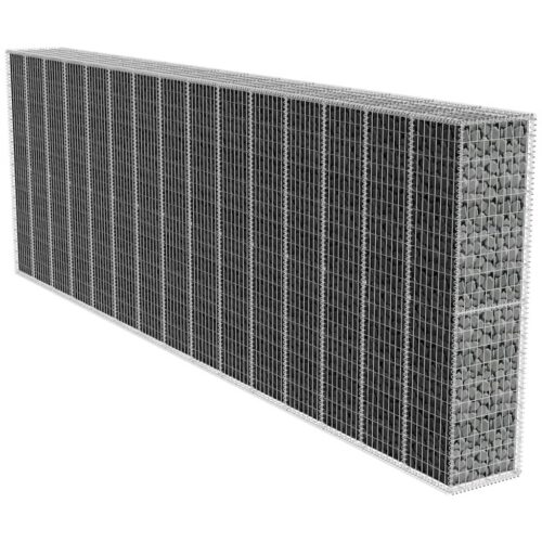 Gabion Wall with Cover Galvanised Steel 600x50x200cm - Image 7