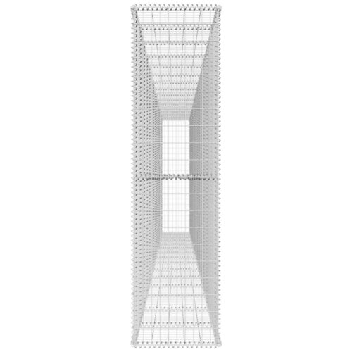 Gabion Wall with Cover Galvanised Steel 600x50x200cm - Image 4