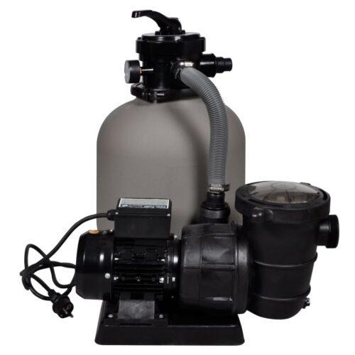 2pcs Sand Filter Pump 600W 17000LPH Above Ground Swimming Pools Cleaning - Image 3