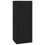 Wall Mounted TV Cabinet Black 40x34.5x100cm